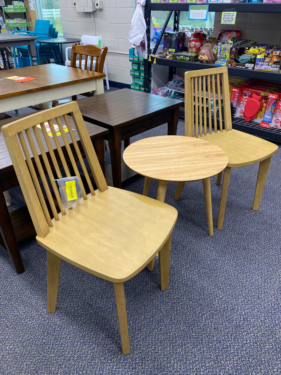 Set of 2 Linden Modified Windsor Wood Dining Chair FN Bargains Discount Store