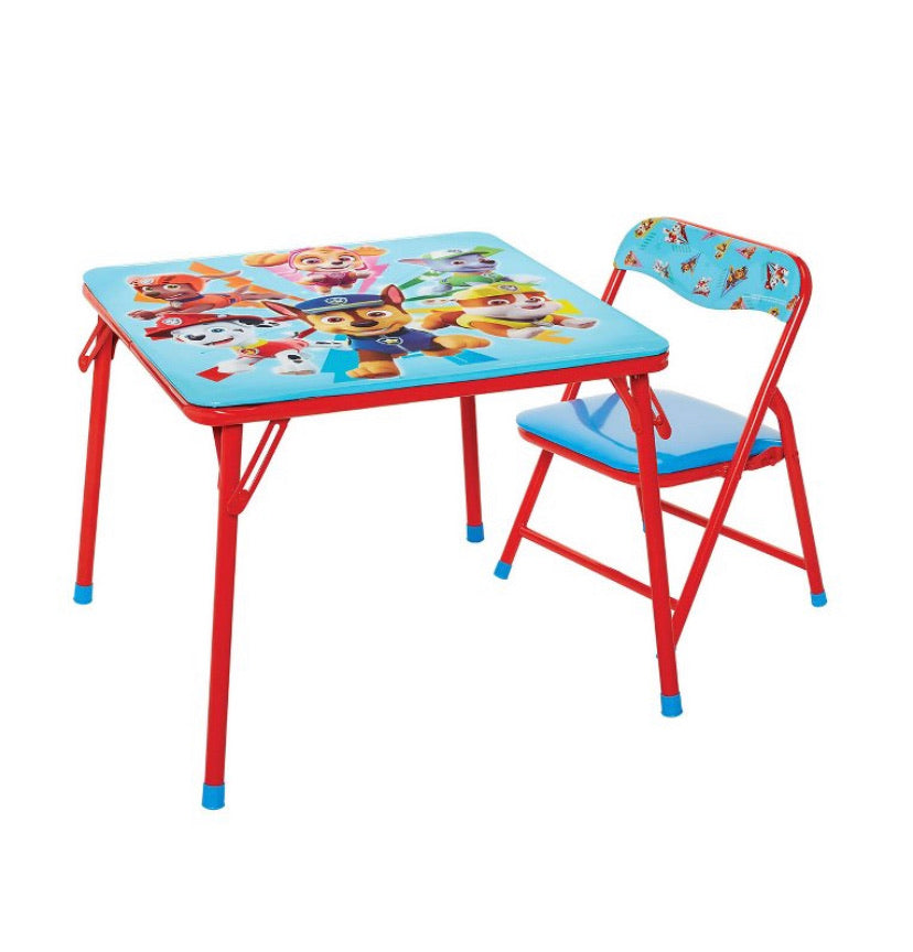 PAW Patrol Table and Chair Furniture Set for Kids FN Bargains