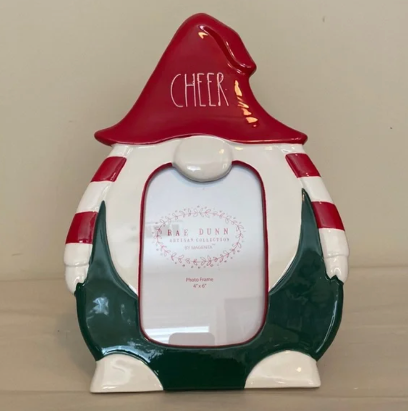 Rae Dunn CHEER Gnome Frame FN Bargains Discount Store