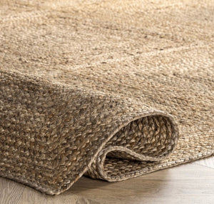Juniper Jute Tiled Rug 8' x 10' Rectangle