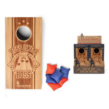 Load image into Gallery viewer, Modern Monkey Bagging Rights Wooden Tabletop Cornhole
