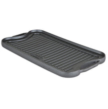 Load image into Gallery viewer, Viking Cast Iron 2 Burner 20 in. Reversible Grill/Griddle Pan
