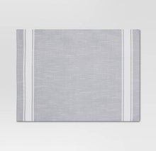 Load image into Gallery viewer, Cotton Striped Placemat Gray
