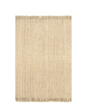 Load image into Gallery viewer, 8&#39;x10&#39; Don Chevron Jute Tasseled Area Rug
