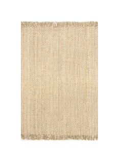 8'x10' Don Chevron Jute Tasseled Area Rug