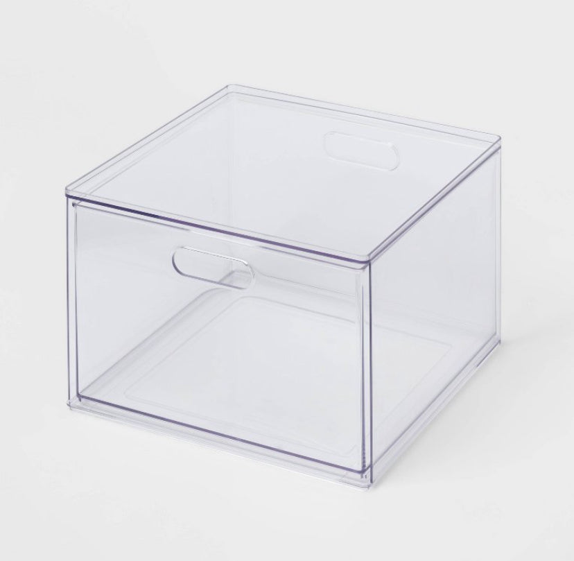 All Purpose Single Drawer Storage - Clear
