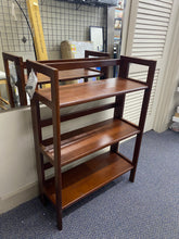Load image into Gallery viewer, 38.54&quot; Terry Folding Bookcase - Walnut *see description*

