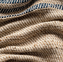Load image into Gallery viewer, 3’ x 5’6” Striped Jute Flatweave Rug
