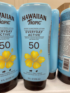 Hawaiian Tropic Everyday Active SPF50 Sunscreen Lotion