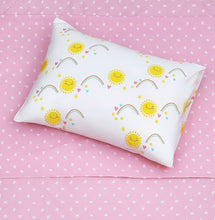 Load image into Gallery viewer, Hello Spud 100% Cotton Toddler Comforter Set - Rainbow Sunshine
