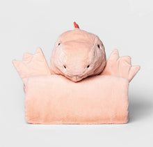 Load image into Gallery viewer, Dinosaur Hooded Blanket - Pink
