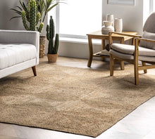 Load image into Gallery viewer, Juniper Jute Tiled Rug 8&#39; x 10&#39; Rectangle
