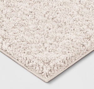 4 x 5”6 Plush Shag Rug - Cream