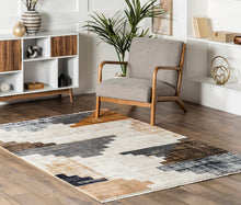 Load image into Gallery viewer, 8&#39;10 x 13&#39;  Vanita Transitional Southwestern Fringe Area Rug
