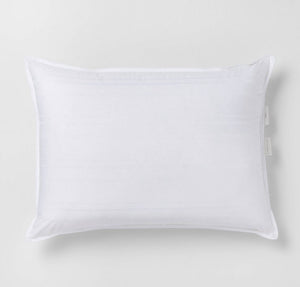 King Medium Firm Down Bed Pillow - White