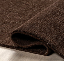Load image into Gallery viewer, Arrel Speckled Wool-Blend Area Rug Truffle Brown 10' x 14'
