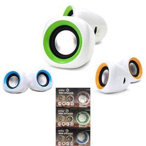 Topzone Home - 2Pack Set Portable Speakers - USB Power