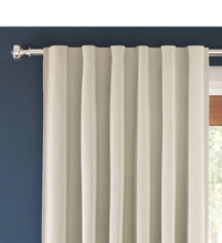 Load image into Gallery viewer, 84&quot;x50&quot; Ashville Blackout Window Curtain Panel Cream
