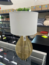 Load image into Gallery viewer, Barlow 26&quot; Iron Wire Framed Table Lamp - Gold
