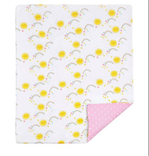 Load image into Gallery viewer, Hello Spud 100% Cotton Toddler Comforter Set - Rainbow Sunshine
