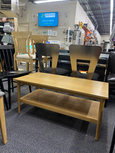 Wood & Cane Coffee Table - Hearth & Hand Magnolia