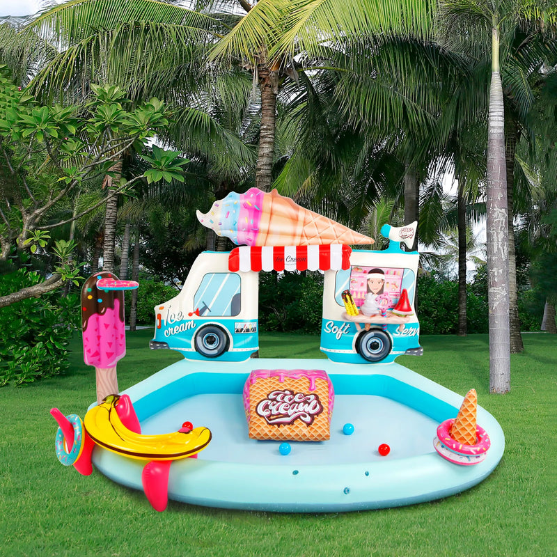 Ice Cream Truck Spray Pool