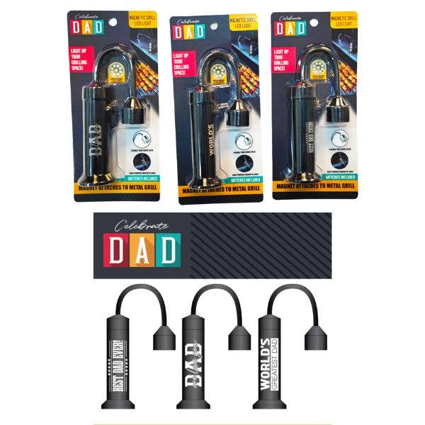 Magnetic Grill Flex LED Light - Celebrate Dad
