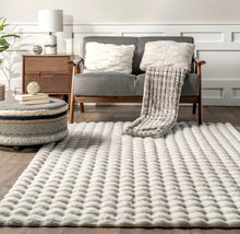 Load image into Gallery viewer, 7&#39;6&quot; x 9&#39;6&quot; Jeni Solid Faux Rabbit Machine Washable Area Rug
