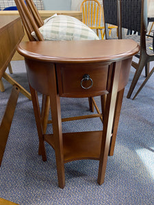 Demilune Hall Stand/Accent Table - Chocolate Cherry