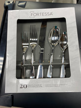 Load image into Gallery viewer, 20pc Fortessa 18/10 Stainless Steel Honor Flatware/Silverware Set
