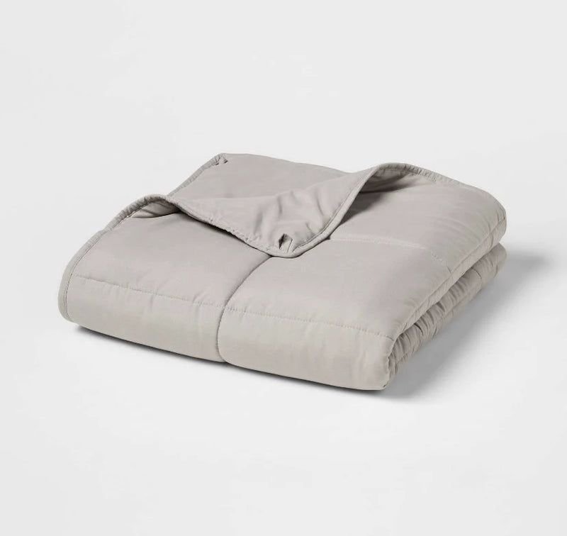 50"x70" 12lbs Weighted Blanket Gray