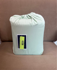 Home Reflections Peached 300TC Cotton Sheet Set - King - Seafoam