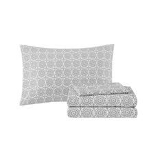Load image into Gallery viewer, 9pc Bed-in-a-Bag Taupe Nepal Medallion Comforter Set - Full
