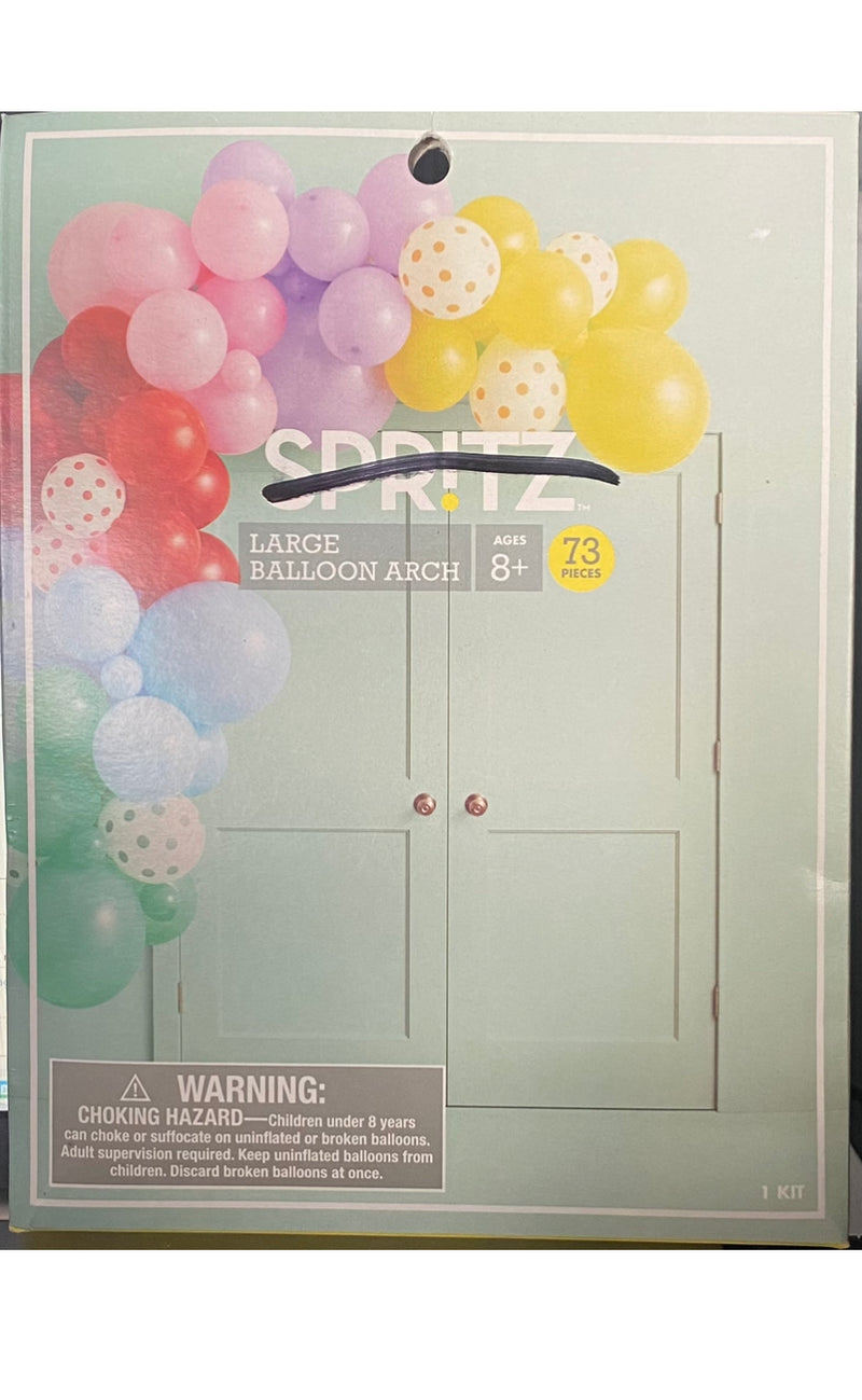 Large Party Balloon Arch - 70 balloons