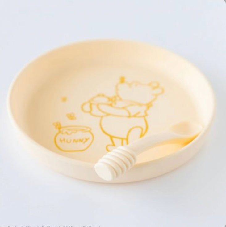 Silicone Plate + Spoon Set: Winnie The Pooh