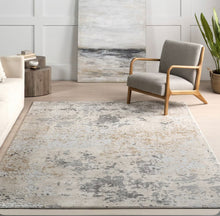 Load image into Gallery viewer, Chastin Modern Abstract Area Rug Beige 4&#39; x 6&#39;

