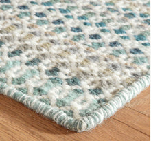 Load image into Gallery viewer, Poppy Handwoven Wool Rug Blue 8&#39;x10&#39;
