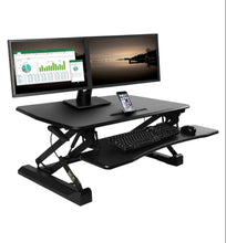 Load image into Gallery viewer, Seville Classics AIRLIFT Pneumatic Sit-to-Stand Adjustable Desktop Converter
