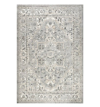 Load image into Gallery viewer, 13’ x 15’ Vintage Medallion Area Rug - Light Gray
