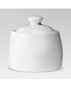 8oz Ceramic Sugar Bowl White