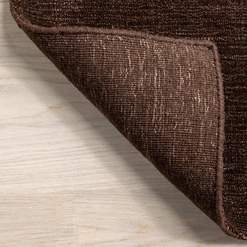 Arrel Speckled Wool-Blend Area Rug 8'6 x 11'6 - Brown