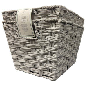 Split Rattique 2Pack Set Chatham Home Baskets - 11.5"x9.5"x7