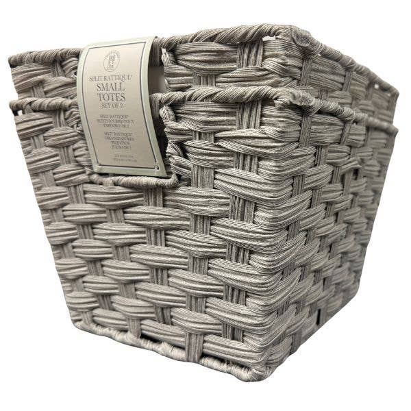 Split Rattique 2Pack Set Chatham Home Baskets - 11.5