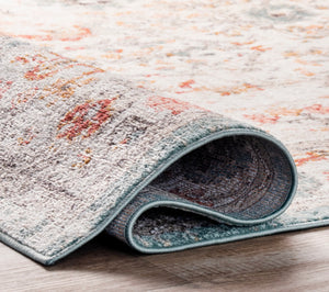 13'8" x 9' Lenore Vintage Floral Indoor Area Rug