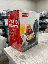Load image into Gallery viewer, Dash Mini Maker Waffle - Aqua
