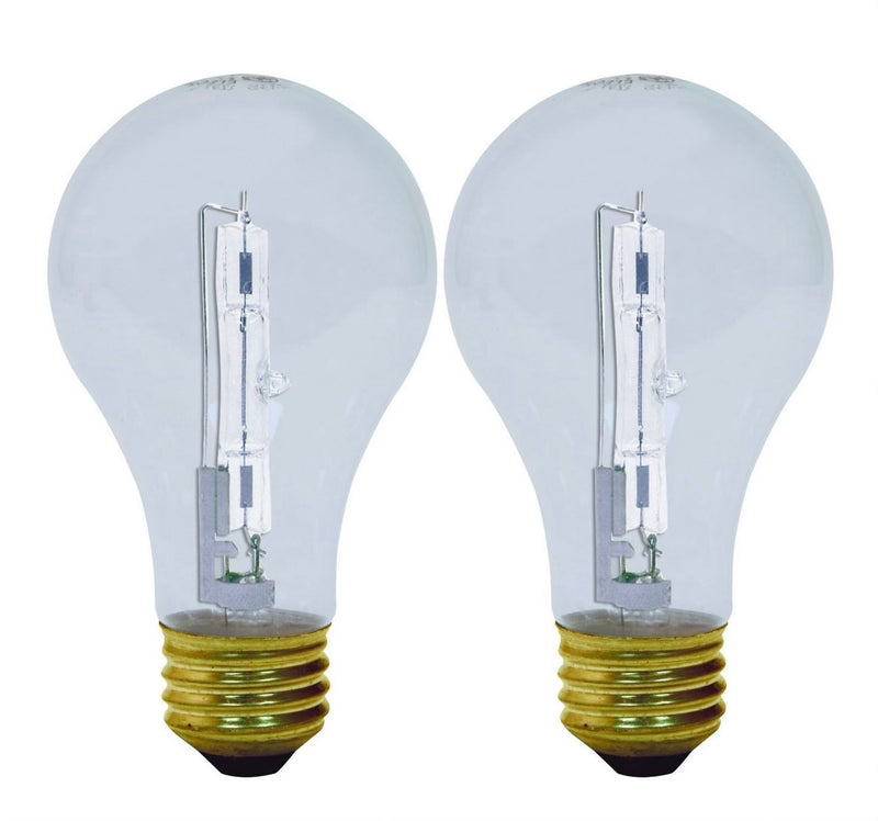 2pk. GE Energy Efficient Reveal clear 72W Light Bulb