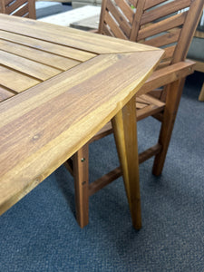 Rectangle Acacia Wood Outdoor Dining Table - Teak