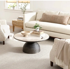 Honeycomb Ivory/Grey Woven Wool Rug 8x10 Gray