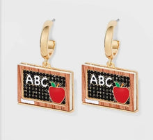 Load image into Gallery viewer, SUGARFIX by BaubleBar &#39;Chalk That Chalk&#39; Statement Earrings
