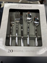 Load image into Gallery viewer, 20pc Fortessa 18/10 Stainless Steel Lloyd Flatware/Silverware Set

